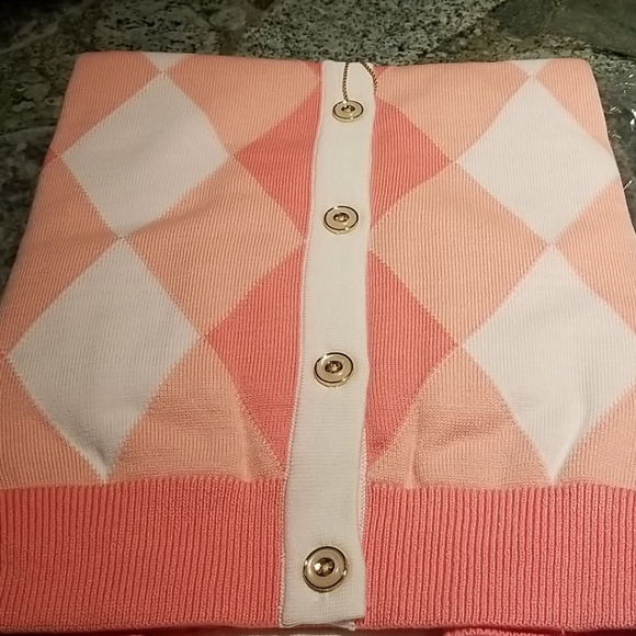 Classic Clover by Bobby Jones Argyle Cardigan - Picture 6 of 8